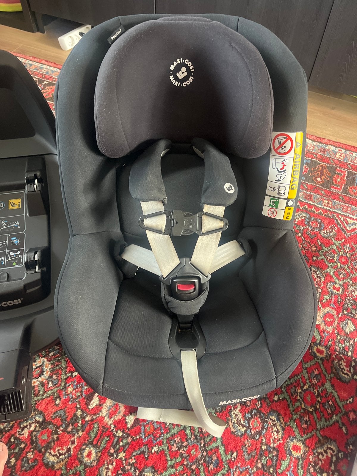 Maxi Cosi Pearl Pro 2 met familyfix, Kinderen en Baby's, Autostoeltjes, Ophalen, 0 t/m 18 kg, Zo goed als nieuw, Isofix