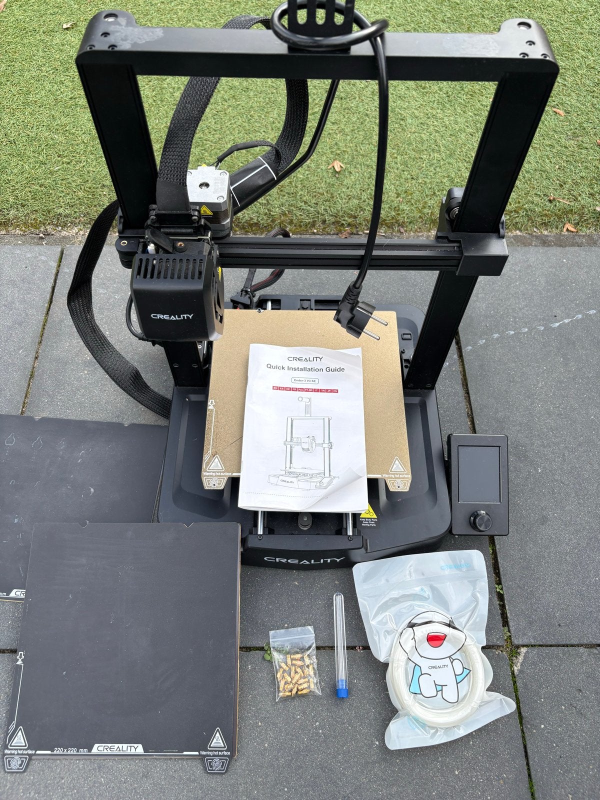 Creality Ender 3 V3 SE 3D-printer met extra's, Ophalen of Verzenden, Zo goed als nieuw, Filament