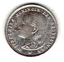 26-1482 Nederland 10 cent 1897, Verzenden, Zilver, 10 cent, Koningin Wilhelmina
