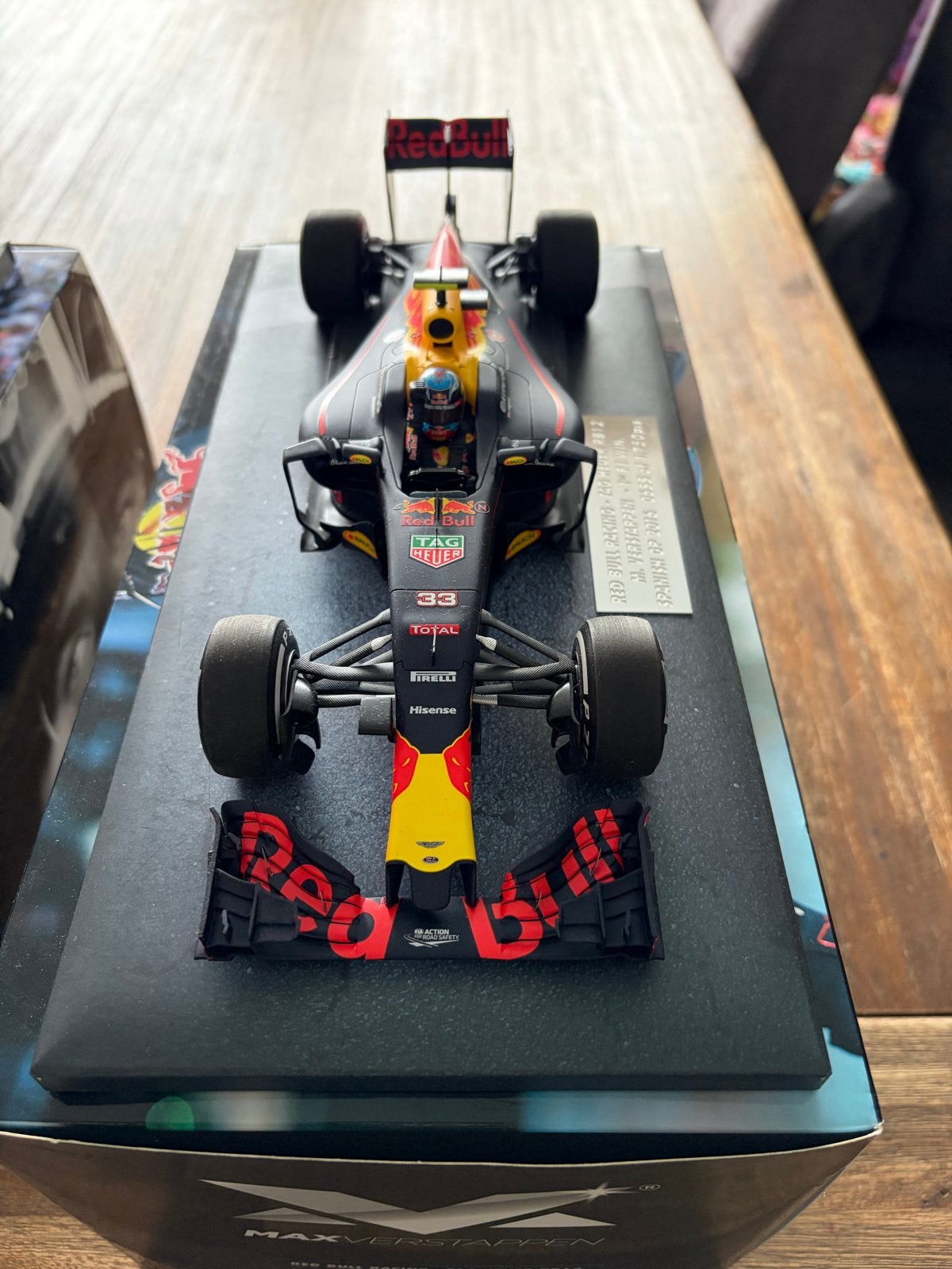 Max Verstappen Red Bull RB12 Minichamps 1:18, Verzamelen, Ophalen of Verzenden, Zo goed als nieuw, Formule 1