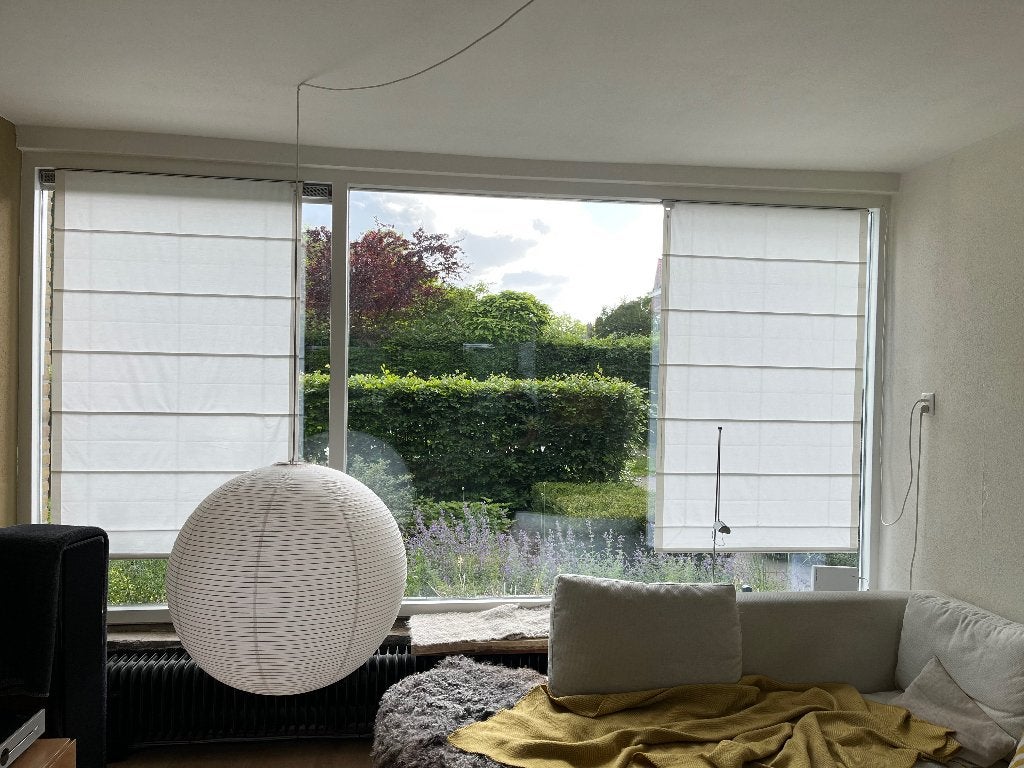 top kwaliteit design  vouw gordijnen, Gebruikt, 100 tot 150 cm, Wit, Tijdloos design modern