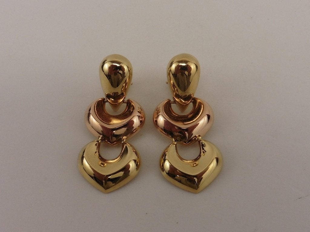 Gouden oorhangers                                        RS3, ., Ophalen of Verzenden, ., Goud