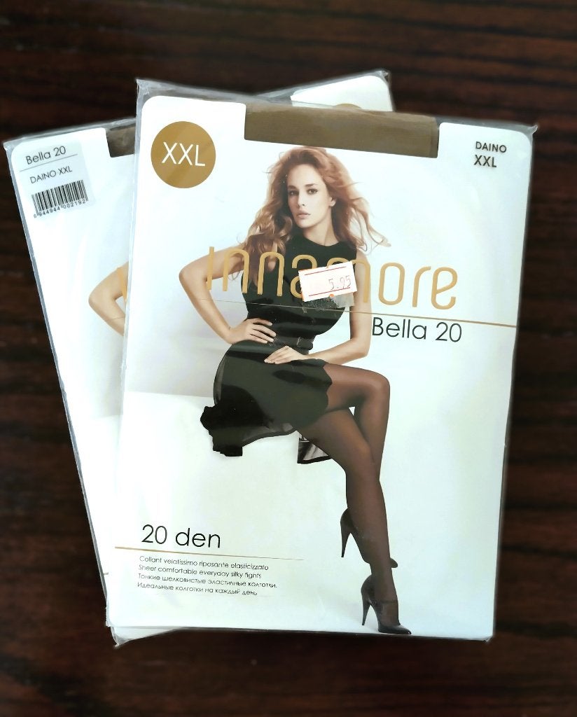 1x Innamore Bella 20 Panty, Kleur Daino, 20 Denier, Maat XXL, Beige, Nieuw, Overige maten, Ophalen of Verzenden