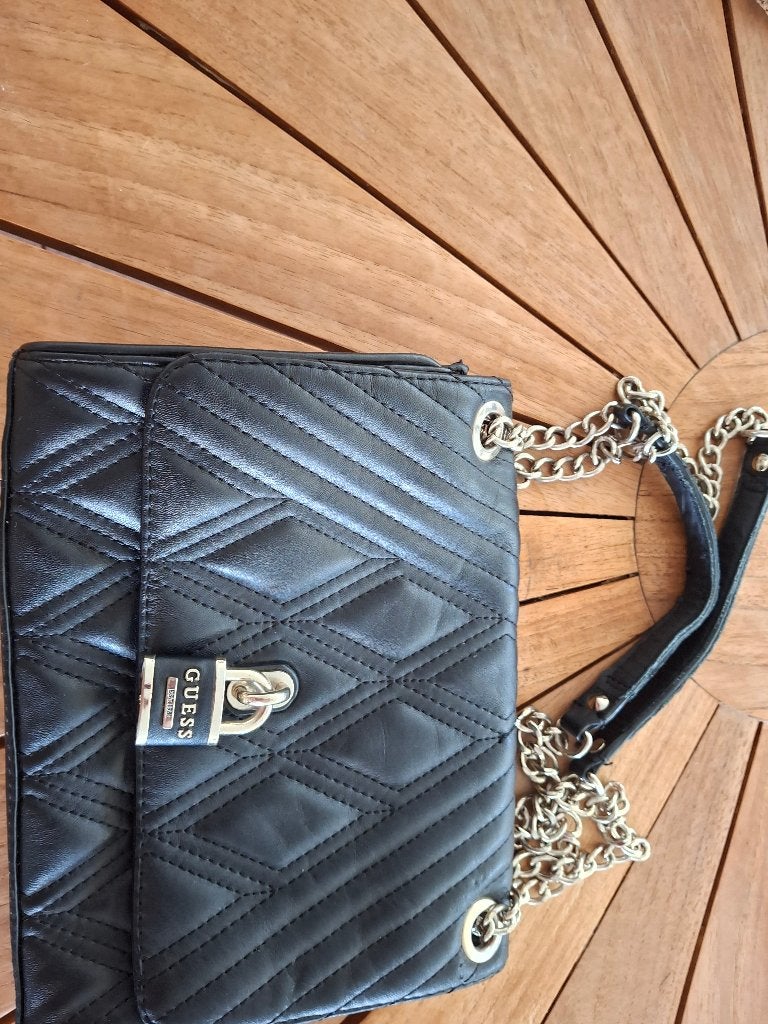 Guess tasje, Sieraden, Tassen en Uiterlijk, Ophalen, Gebruikt, Zwart, Schoudertasje