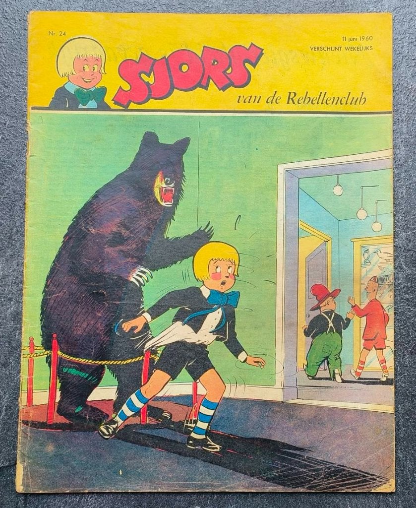 Sjors van de Rebellenclub nr.24 1960, Boeken, Gelezen, Eén stripboek, Diverse auteurs, Ophalen of Verzenden
