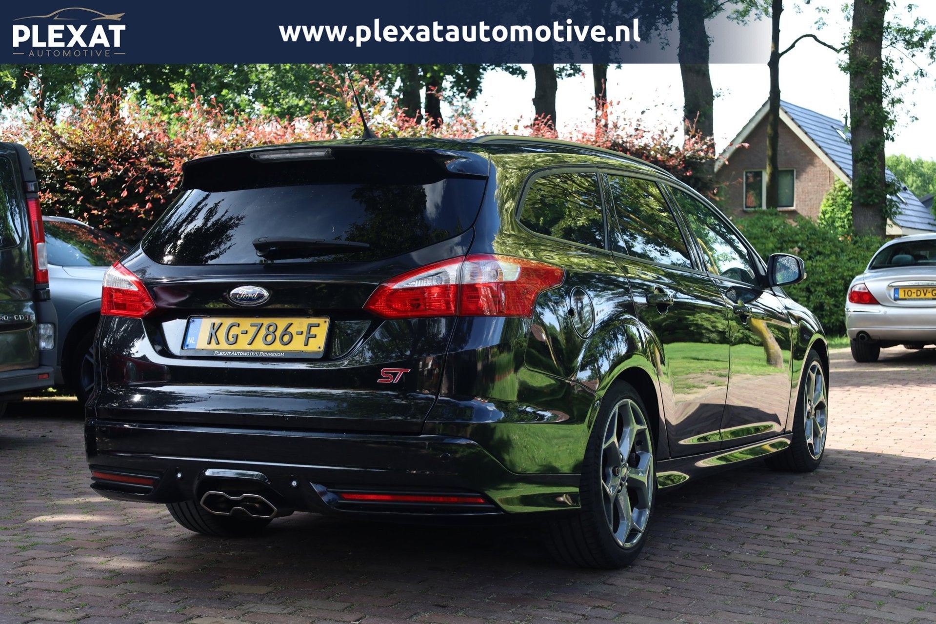 Ford Focus Wagon 2.0 EcoBoost ST-3 | Recaro Kuipstoelen | Ne, Auto's, Ford, Euro 5, Gebruikt, Zwart, 4 cilinders