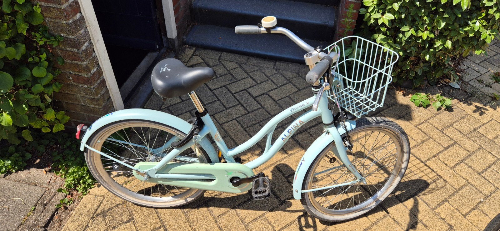 Kinderfiets meisje 22 inch, Fietsen en Brommers, Fietsen | Kinderfietsjes, Ophalen, Gebruikt, 20 inch of meer