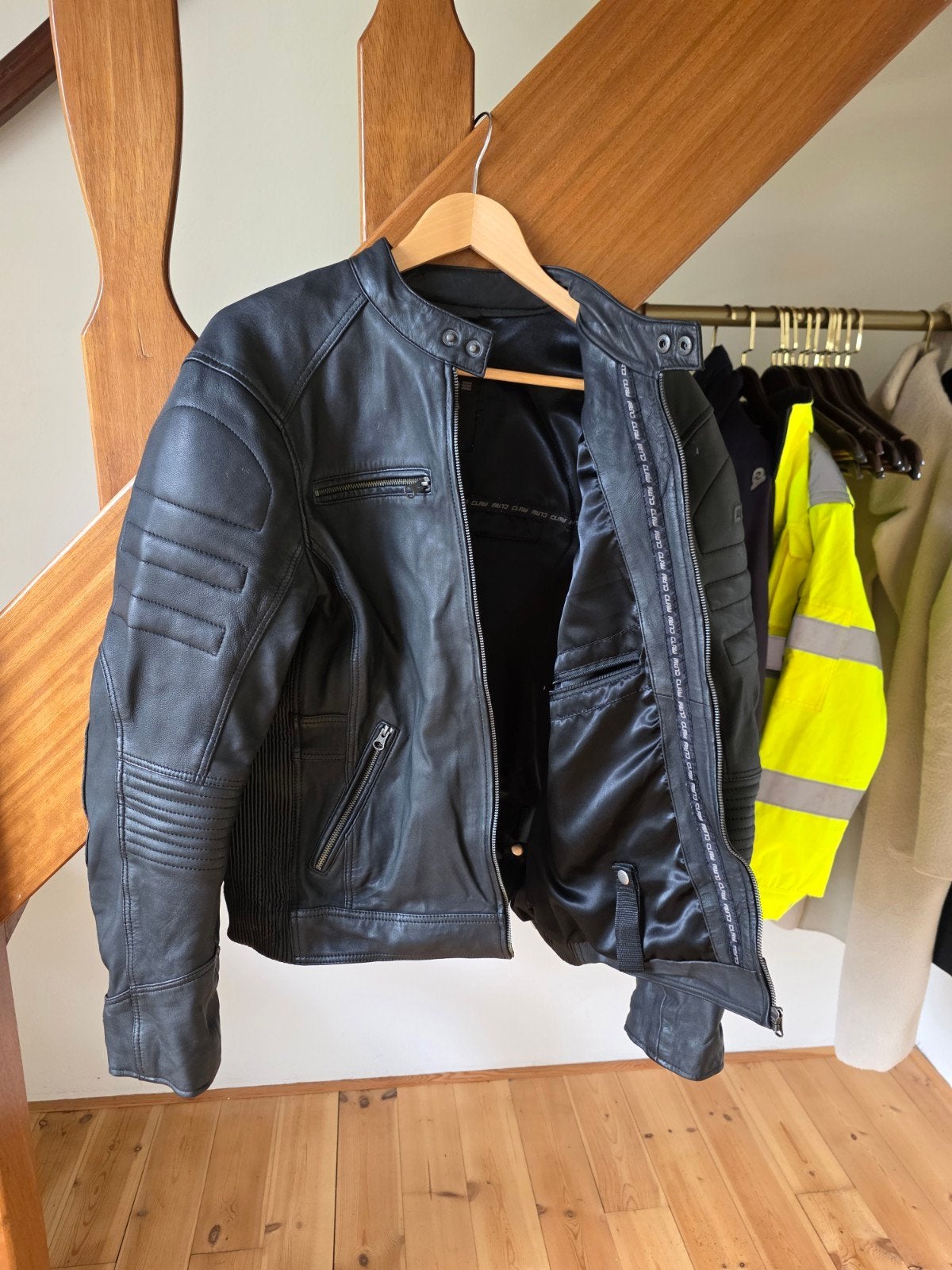Brad Claw Leren motorjas Heren XL, Motoren, Kleding | Motorkleding, Jas | leer, Heren, Tweedehands, Ophalen of Verzenden