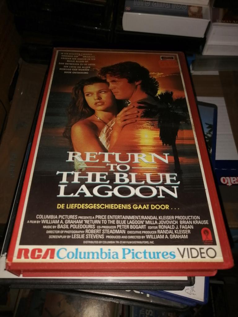 VHS ex-rental - Return To The Blue Lagoon, Vanaf 16 jaar, Ophalen of Verzenden, Gebruikt, Horror