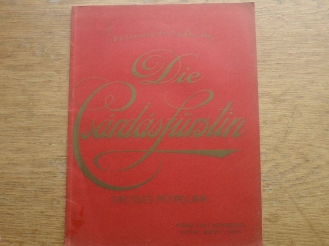 POTPOURRI UIT OPERETTE DIE CZÁRDÁSFÜRSTIN, Ophalen of Verzenden, Gebruikt, Artiest of Componist, Populair