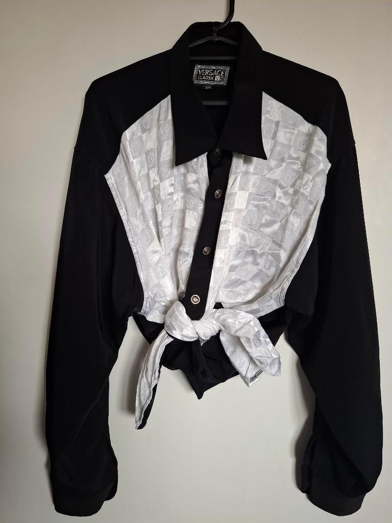 Versace Classic V2 blouse, Kleding | Dames, Blouses en Tunieken, Gedragen, Maat 46/48 (XL) of groter, Overige kleuren, Verzenden