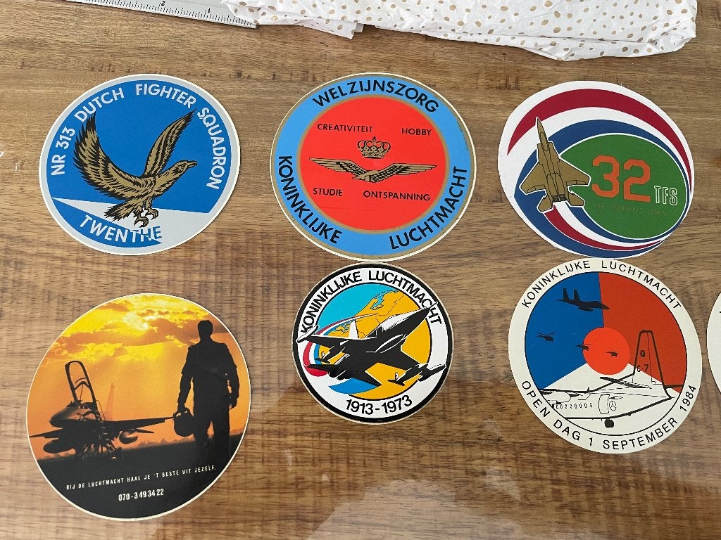 Luchtmacht sticker /stickers, Ophalen of Verzenden, Luchtmacht, Nederland, Embleem of Badge