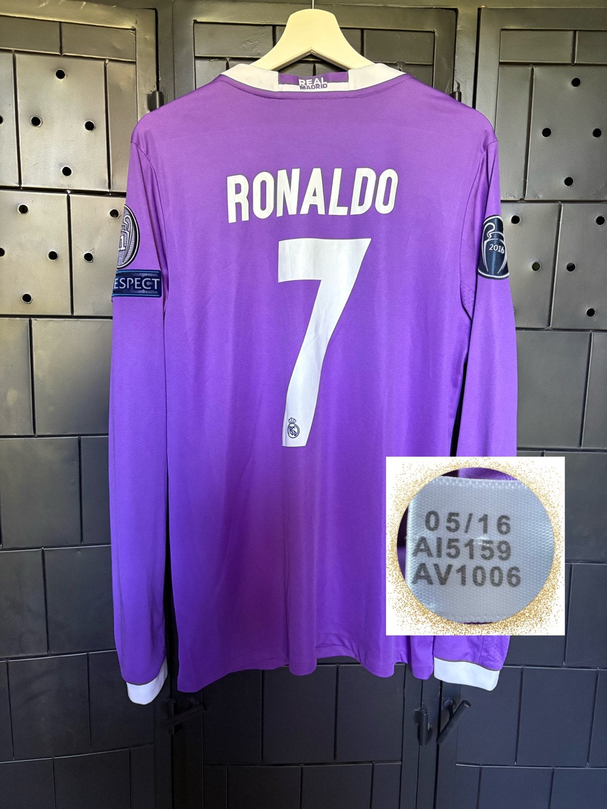 Originele‼️ 16/17 real madrid uitshirt long sleeve, Ophalen of Verzenden, Zo goed als nieuw, Buitenlandse clubs, Shirt