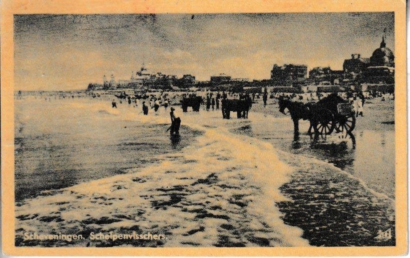 SCHEVENINGEN - SCHELPENVISSCHERS, Ophalen of Verzenden, Voor 1920, Gelopen, Ambachten of Beroep