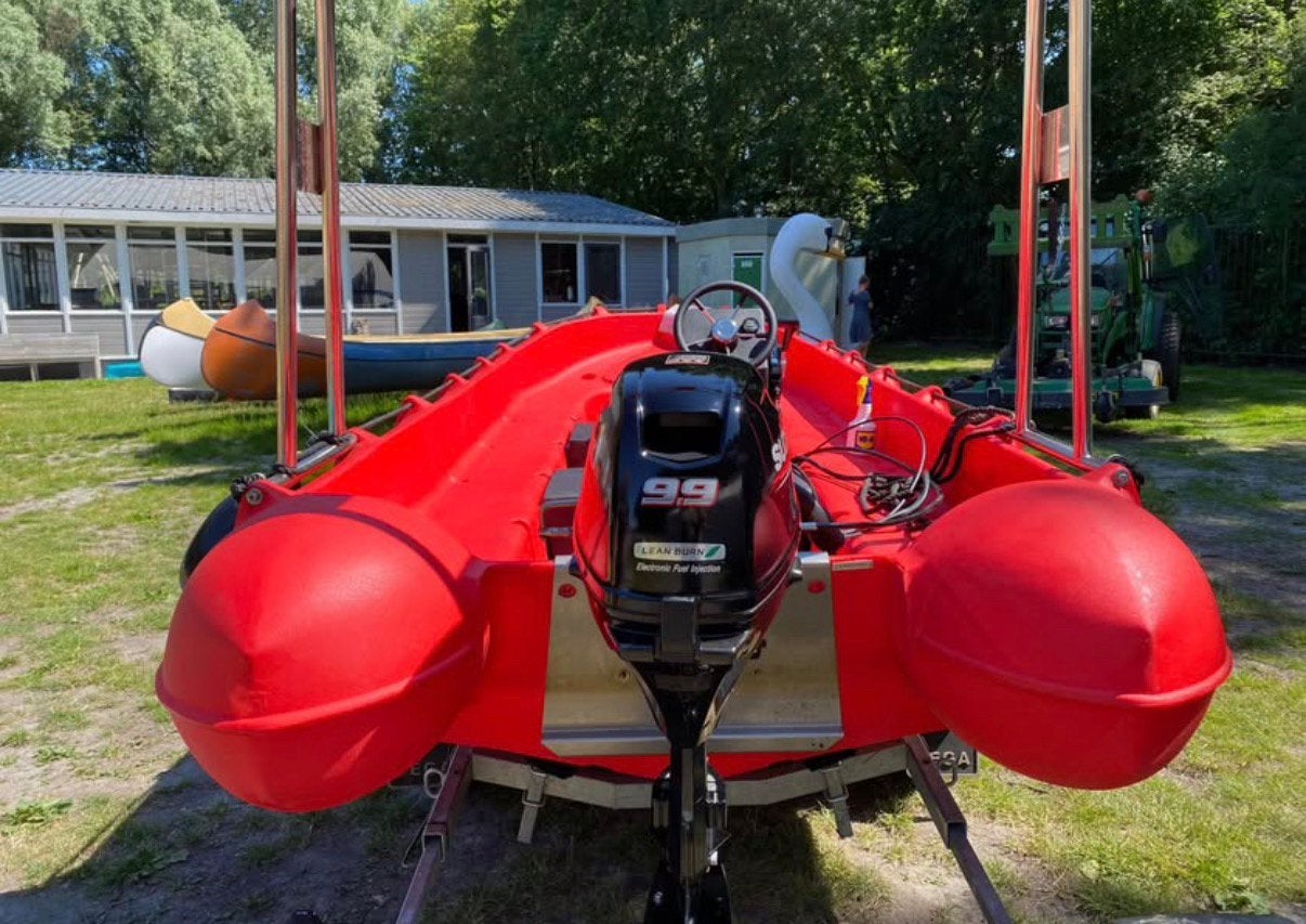 Prachtige Whaly 435 R incl stuurconsole, Watersport en Boten, Kunststof, Overige typen, Zo goed als nieuw, Elektrische start