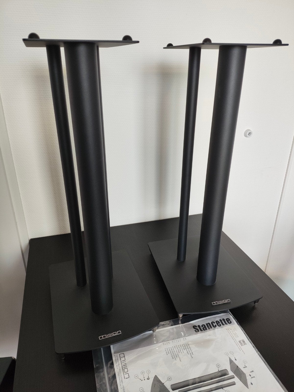 Mission Stancette Speakerstandaards (paar), Inclusief standaarden, Overige typen, Ophalen of Verzenden, Zo goed als nieuw