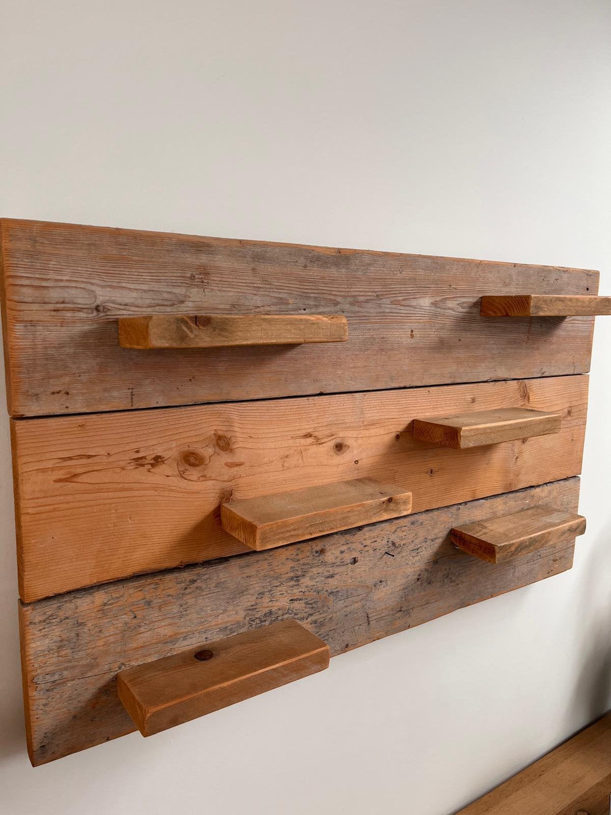 Wandbord steigerhout te koop! 100x58cm, Ophalen, 58 cm, Meerkleurig, Zo goed als nieuw