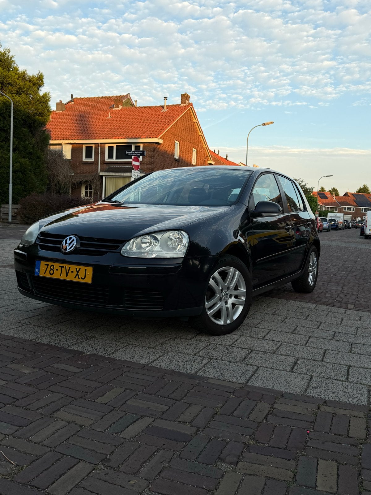 Volkswagen Golf 1.6 16V FSI 85KW 2007 Zwart, Auto's, Voorwielaandrijving, 15 km/l, Zwart, 4 cilinders