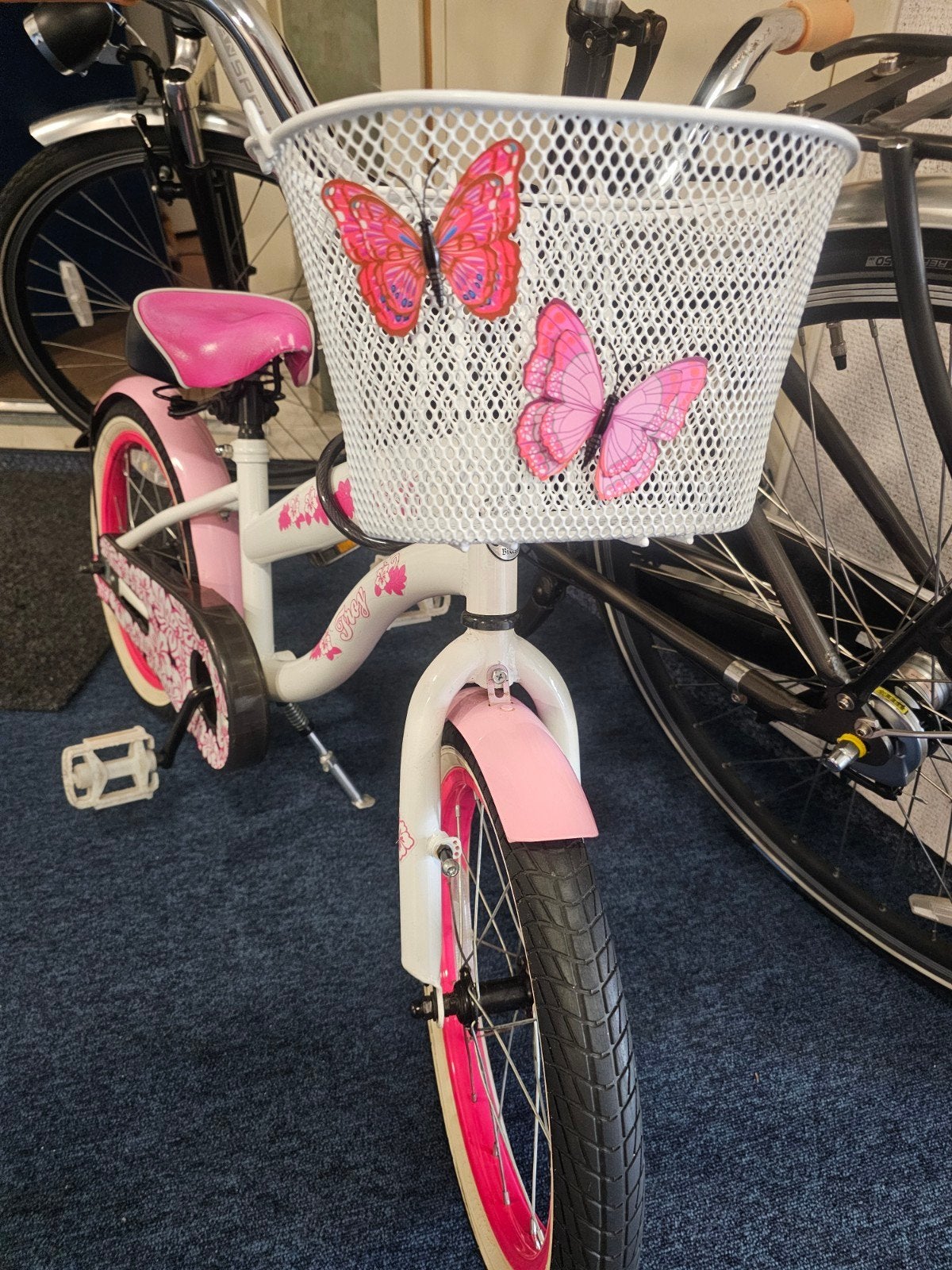 Troy Beachcruiser Girl - Leuke roze/witte Meisjesfiets, Ophalen, Terugtraprem, Gebruikt, Versnellingen