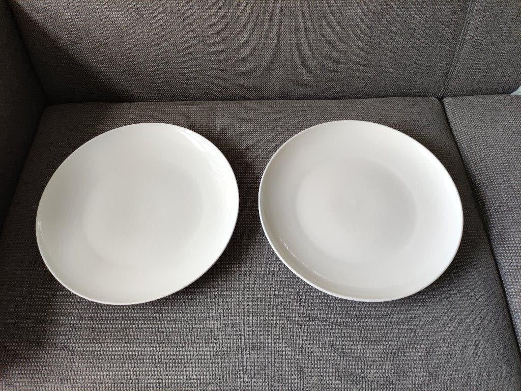 VT wonen vtwonen basis bord schaal 35,5 cm 2 stuks, Ophalen of Verzenden, Overige stijlen, Porselein, Schaal of Schalen