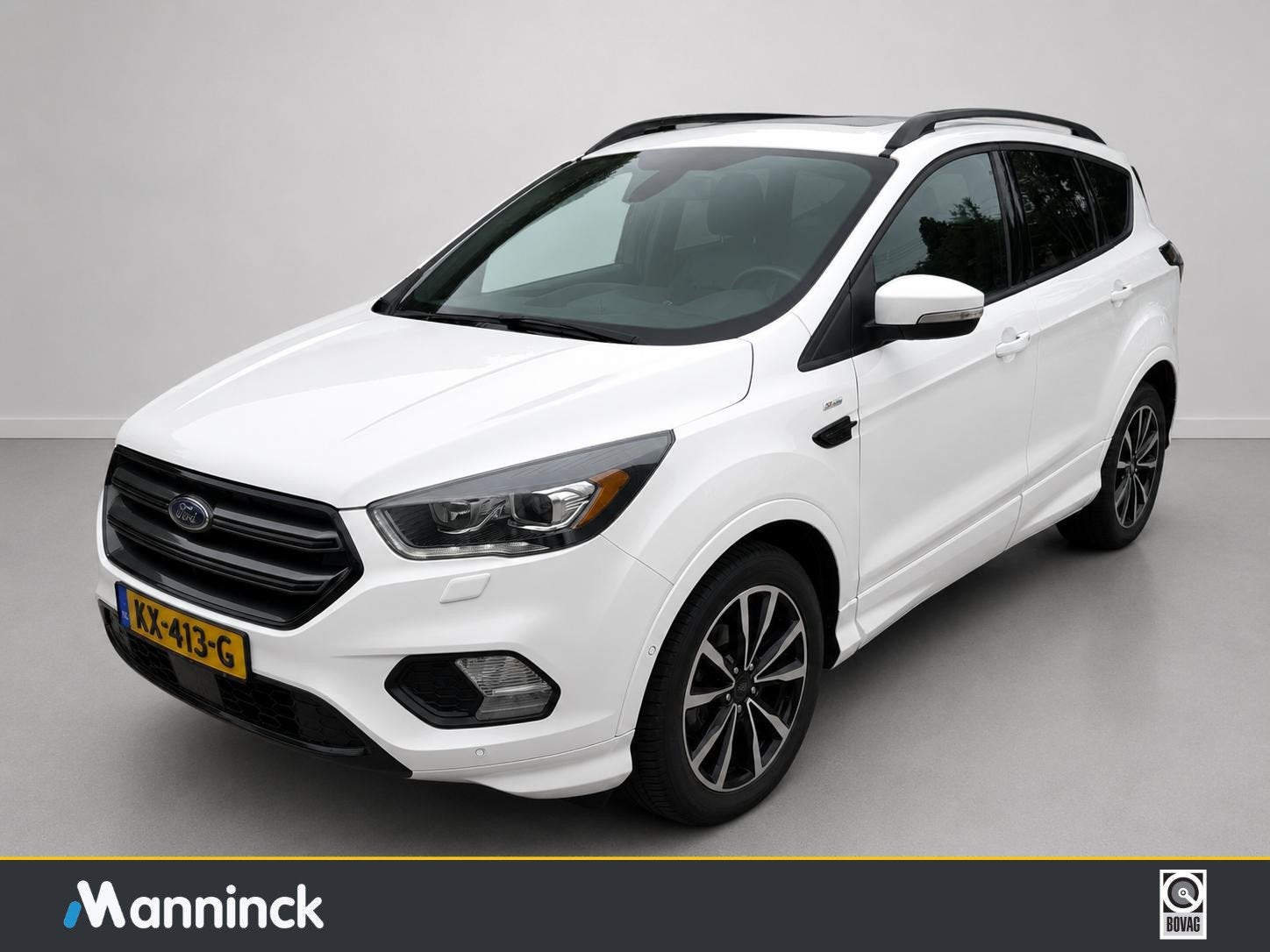 Ford Kuga 1.5 ST Line|ACC|Pano|Trekhaak|Keyless| Camera|Navi, Euro 6, 4 cilinders, Leder en Stof, Origineel Nederlands