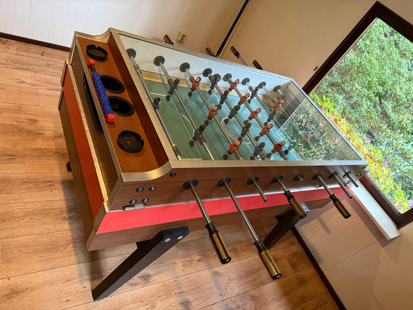 Garlando Voetbaltafel met Glasplaat, Ophalen of Verzenden, Gebruikt