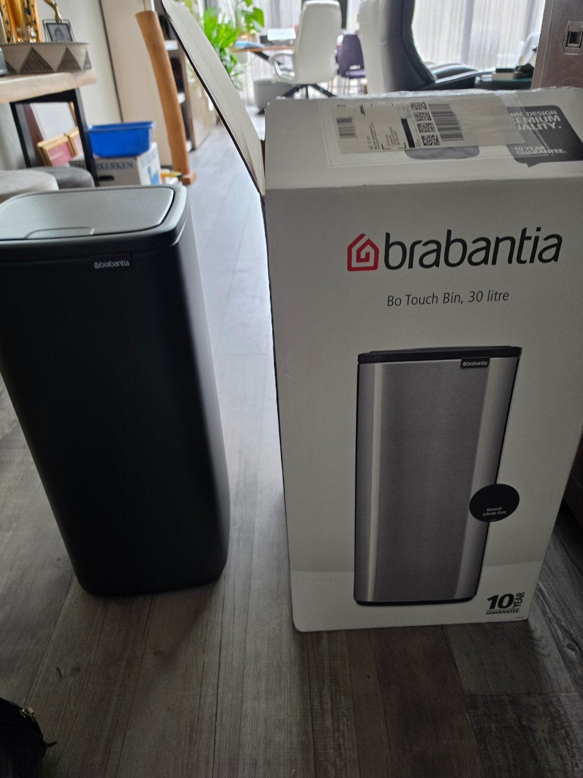 Splinternieuwe Brabantia Bo Touch Bin 30 liter, Huis en Inrichting, 30 tot 40 liter, Ophalen of Verzenden, Nieuw, Metaal