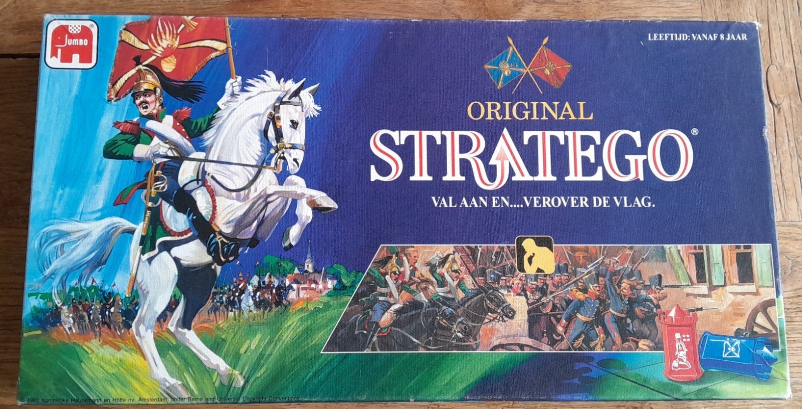 Stratego Bordspel - Val aan en verover de vlag!, Hobby en Vrije tijd, Een of twee spelers, Ophalen of Verzenden, Gebruikt, Jumbo