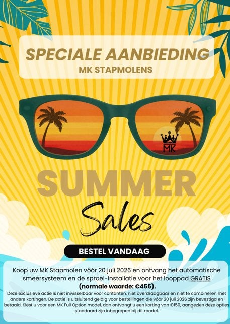 MK Stapmolen met gratis opties – Summer Sale, Dieren en Toebehoren, Ophalen, Nieuw