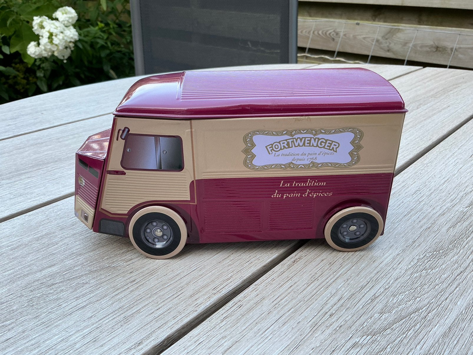 Citroen HY koekblik Fortwenger, Ophalen of Verzenden, Zo goed als nieuw, Koek(jes), Overige merken