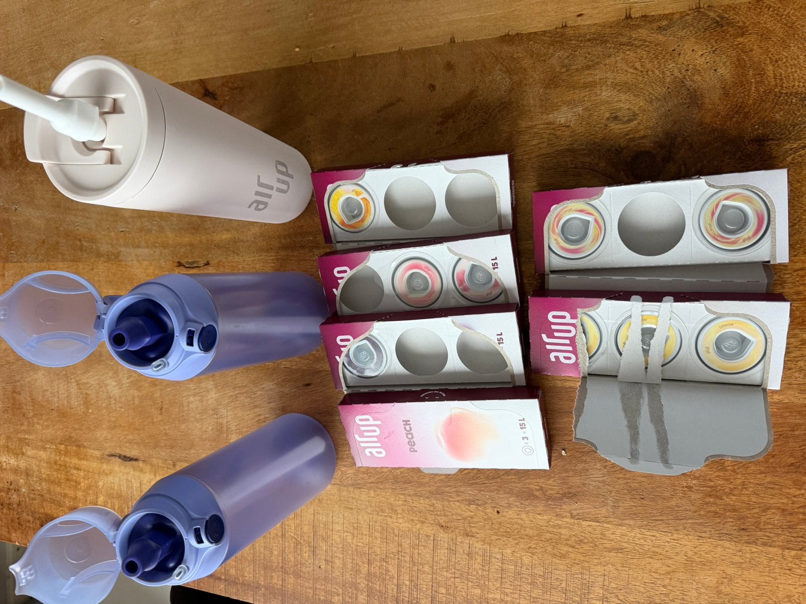 Complete air up set, Sport en Fitness, Ophalen of Verzenden, Zo goed als nieuw