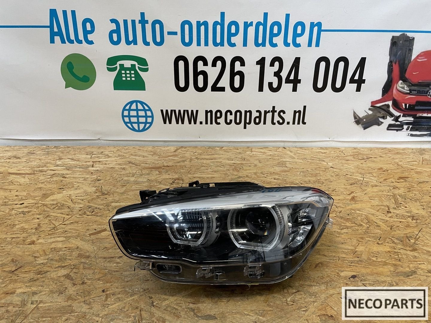 BMW 1 SERIE F20 F21 LCI VOL LED KOPLAMP 7492621 BLACK LINE, Auto-onderdelen, Verlichting, Gebruikt, -, -, Ophalen of Verzenden
