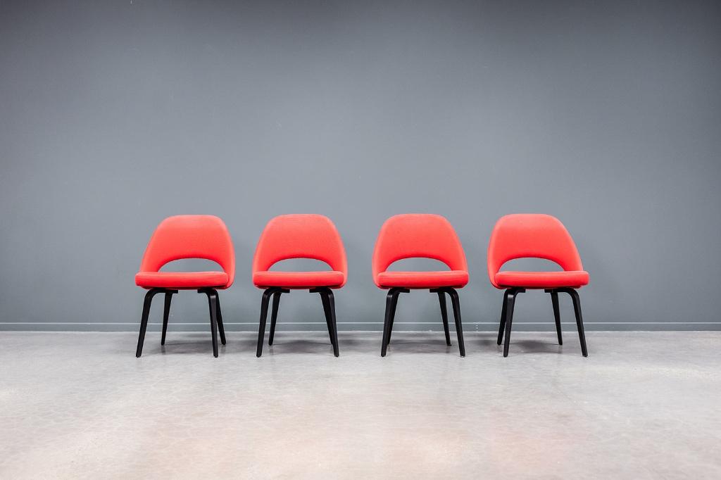 Executive chair, Saarinen, 4x, Ophalen of Verzenden, Vier
