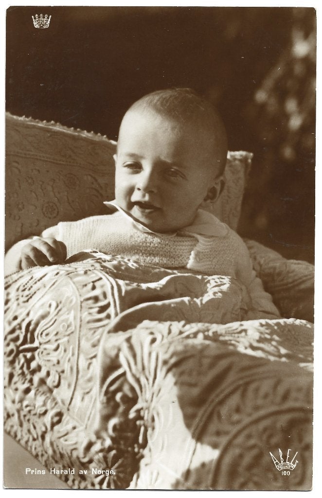 Noorwegen (11) Harald, Verzamelen, Koninklijk Huis en Royalty, Verzenden, Nieuw, Buitenland, Kaart, Foto of Prent