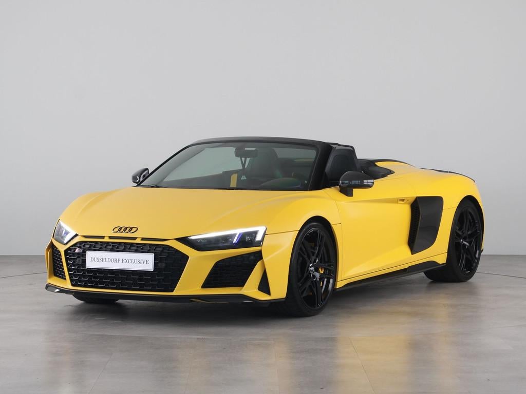 Audi R8 Spyder 5.2 performance quattro Capristo uitlaat, Auto's, Automaat, Gebruikt, 5204 cc, Bedrijf