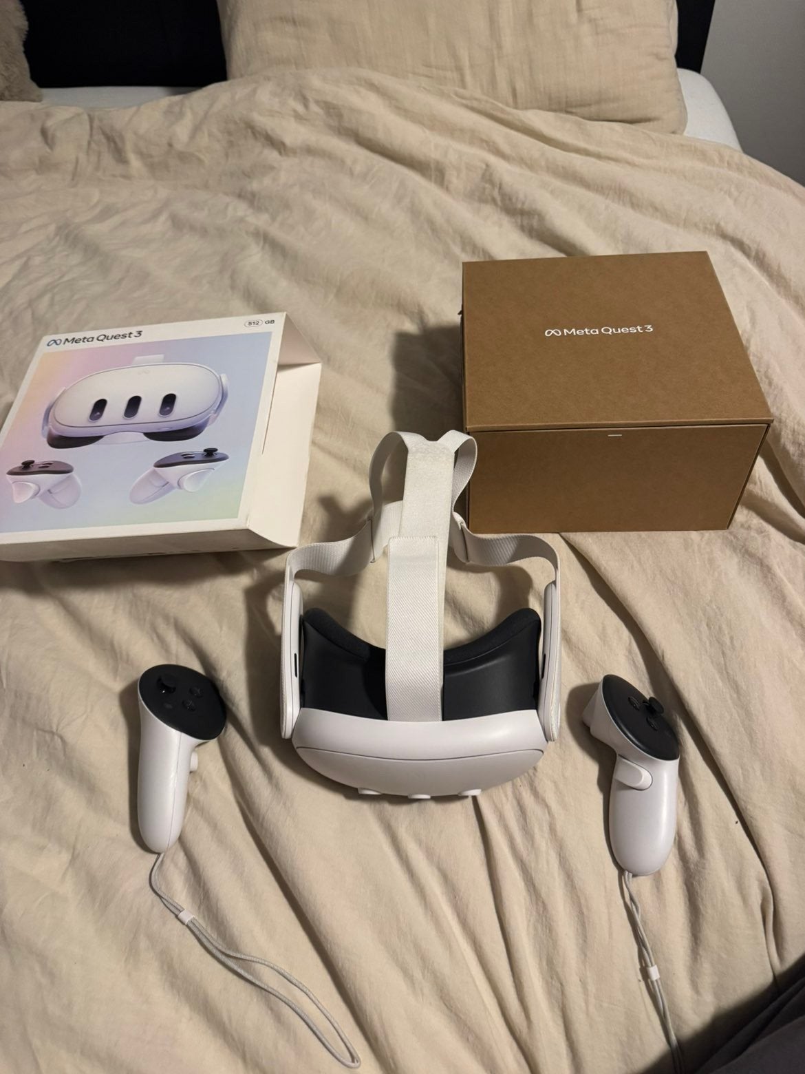 Meta quest 3 512 gb + betere hoofd steun, Ophalen, Zo goed als nieuw, VR-bril, Overige platformen