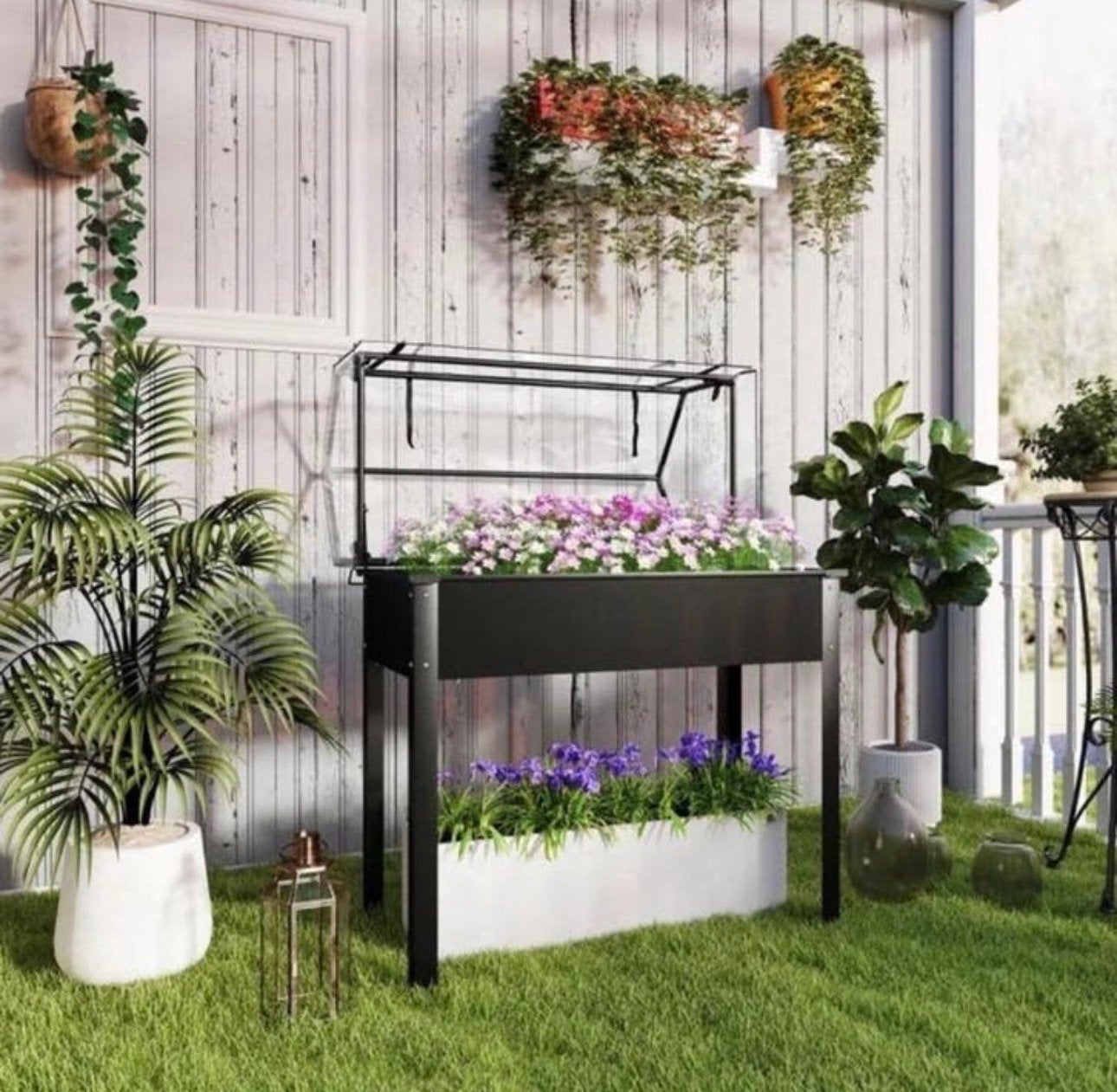 Verhoogde Kweekbak met Beschermhoes - Ideaal voor Tuin NIEUW, Tuin en Terras, Kweekspullen, Nieuw, Ophalen of Verzenden, A, A