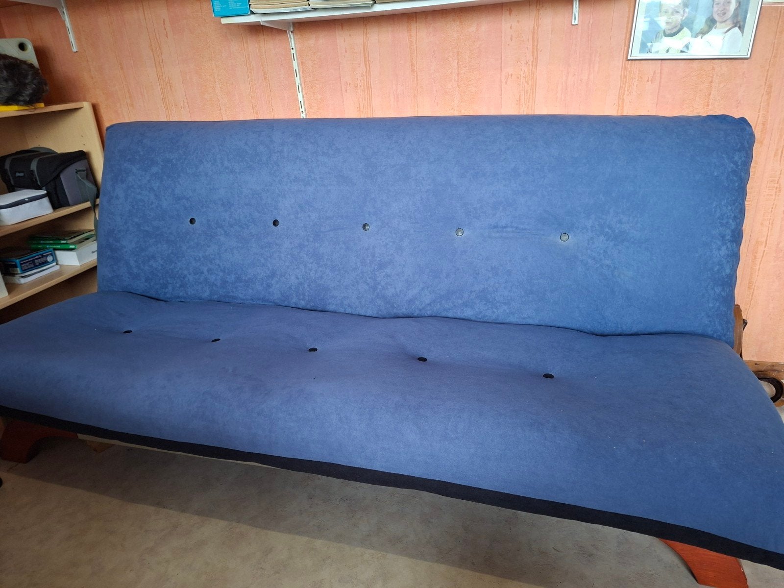 Slaapbank 2-persoons - 200x140 cm, Huis en Inrichting, Gebruikt, Tweepersoons, 200 cm, 140 cm