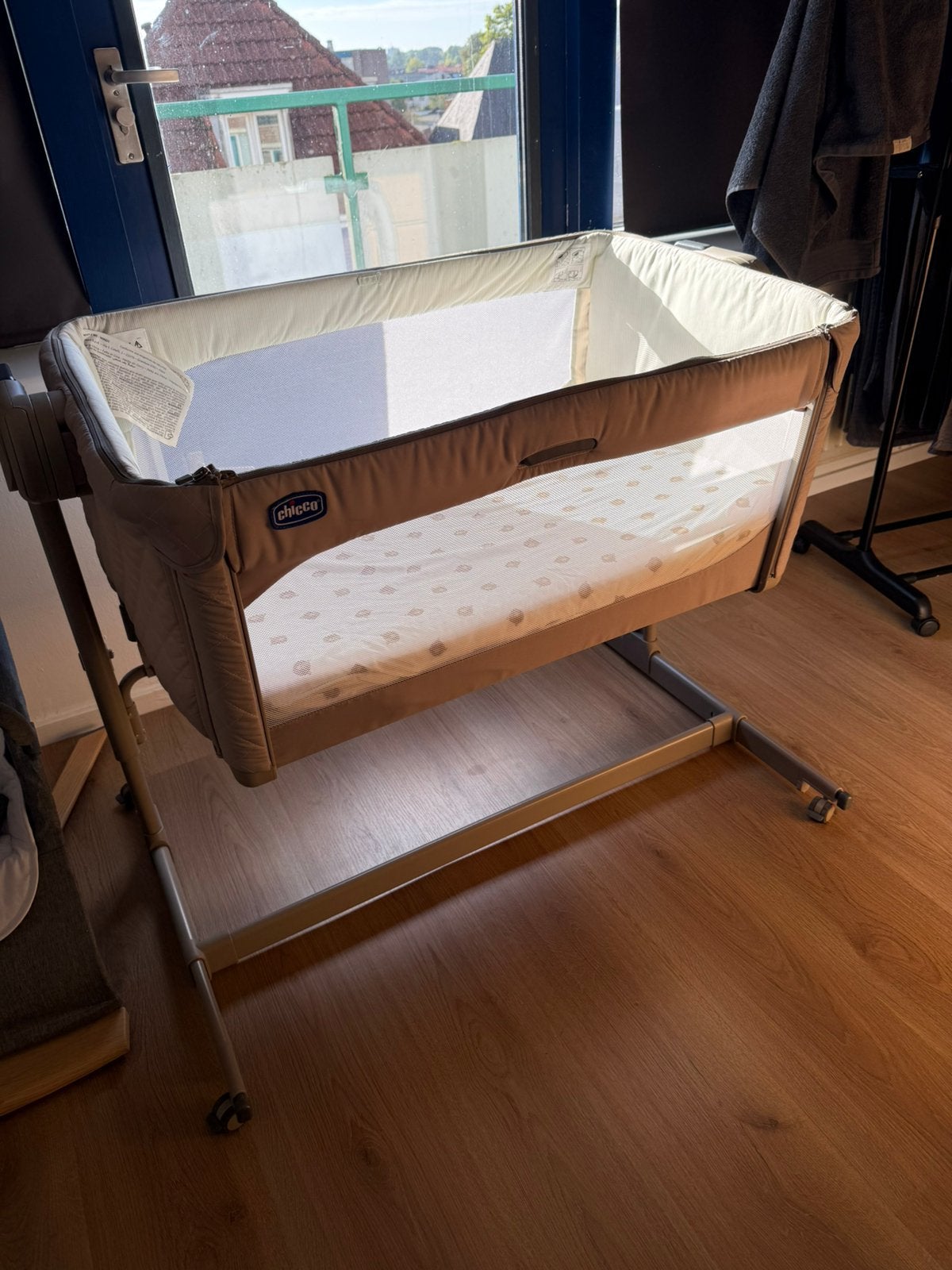 Chicco next2me magic co sleeper beige, Ophalen of Verzenden, Gebruikt, Minder dan 100 cm