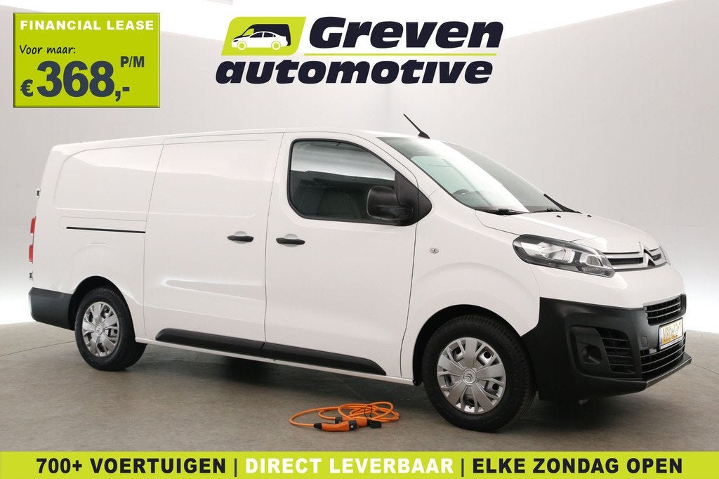 Citroën ë-Jumpy Driver XL 75kWh L3H1 | Snelladen | Airco |, 136 pk, Gebruikt, Citroën, Wit