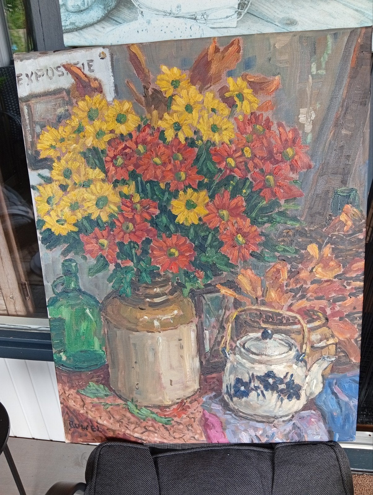 Mooi schilderij Frans ruwel 1912 1987 Amsterdam, Ophalen of Verzenden