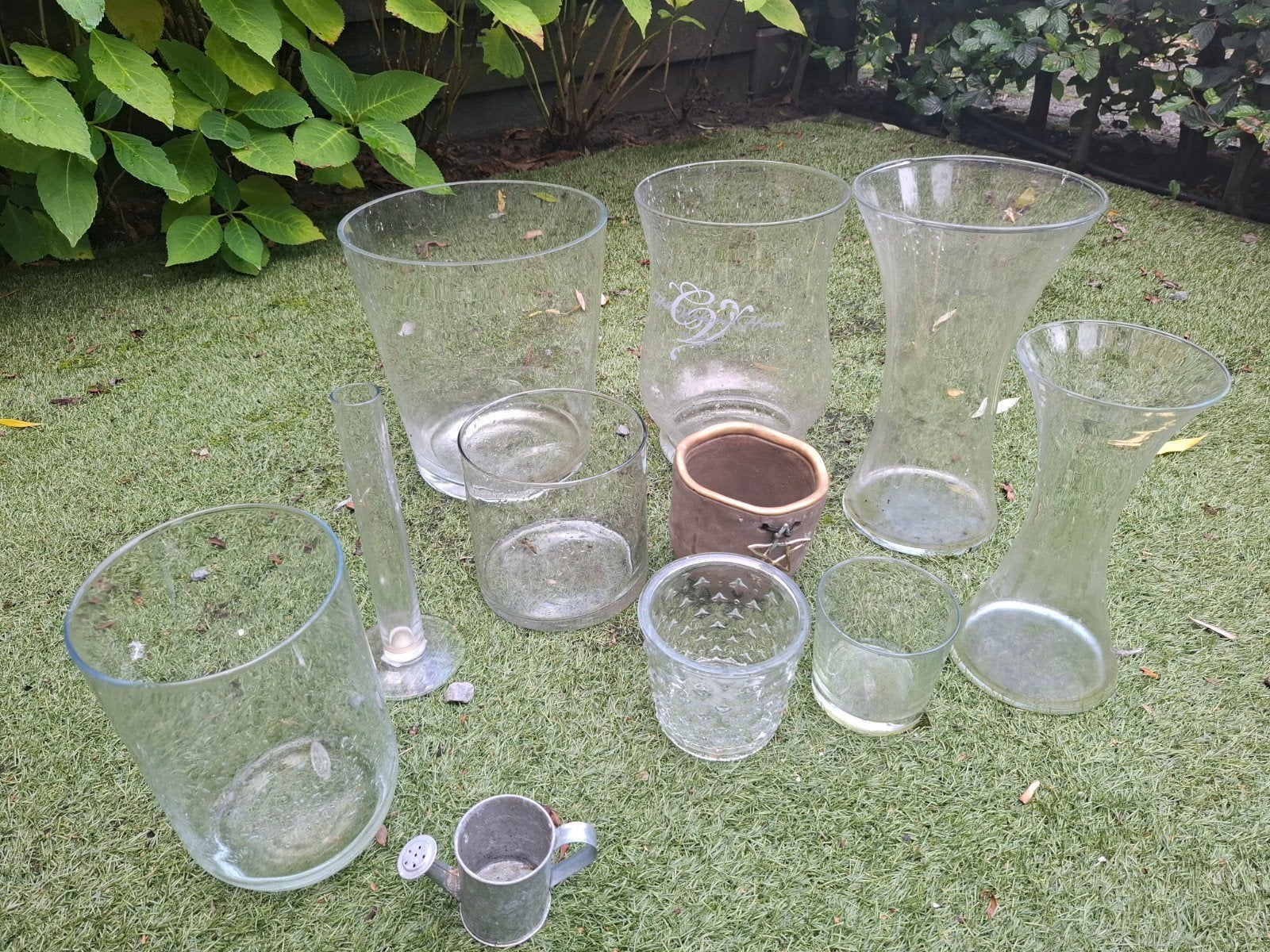 Diverse bloempotten en vazen - Glas en Aardewerk, Tuin en Terras, Ophalen, Gebruikt, Balkon, Overige vormen