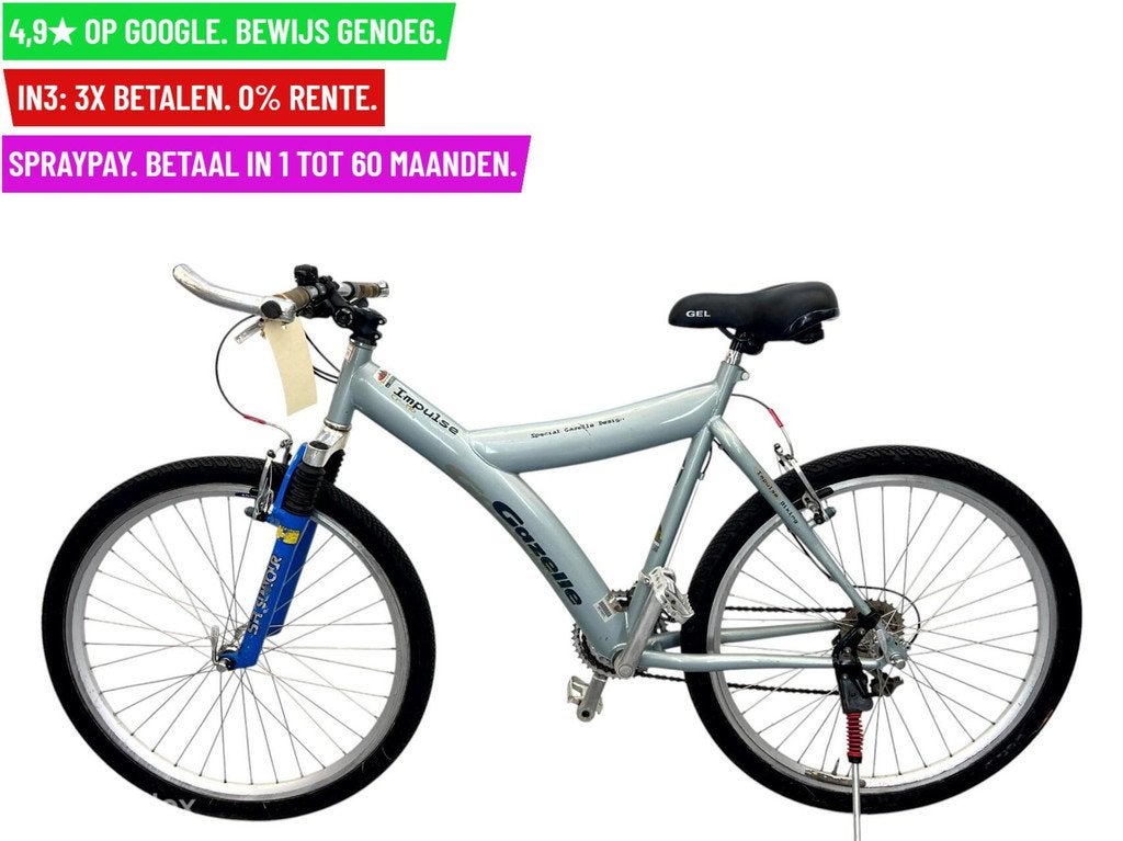 Mountainbike Gazelle Impulse 26"/48cm/21ver - Garantie, Fietsen en Brommers, Fietsen | Mountainbikes en ATB, 9713 Bv Groningen