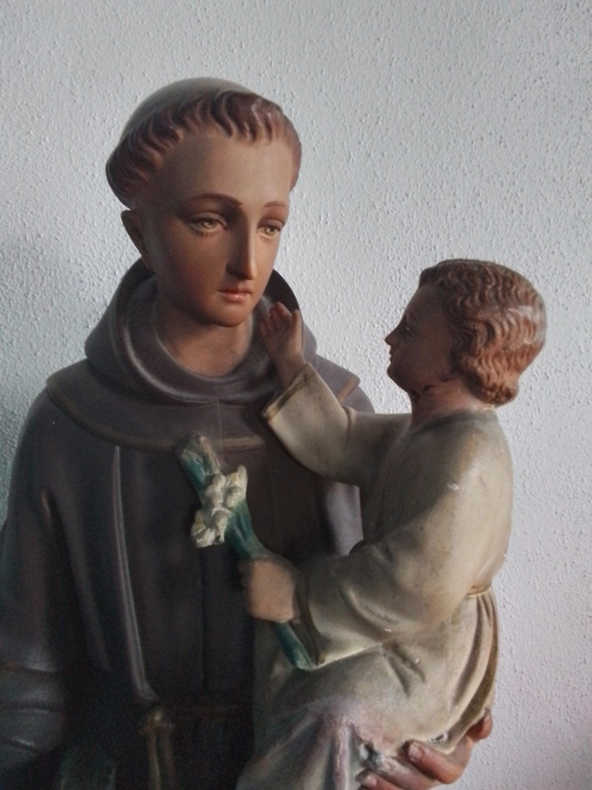 Grote Heiligenbeelden: Antonius met Kind 107cm / Jozef 103cm, Ophalen