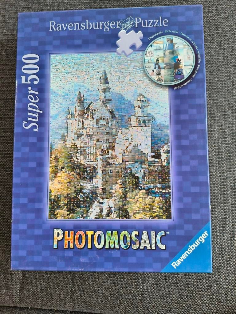 Ravensburger photo Mosaic puzzel, Ophalen of Verzenden, 500 t/m 1500 stukjes, Zo goed als nieuw