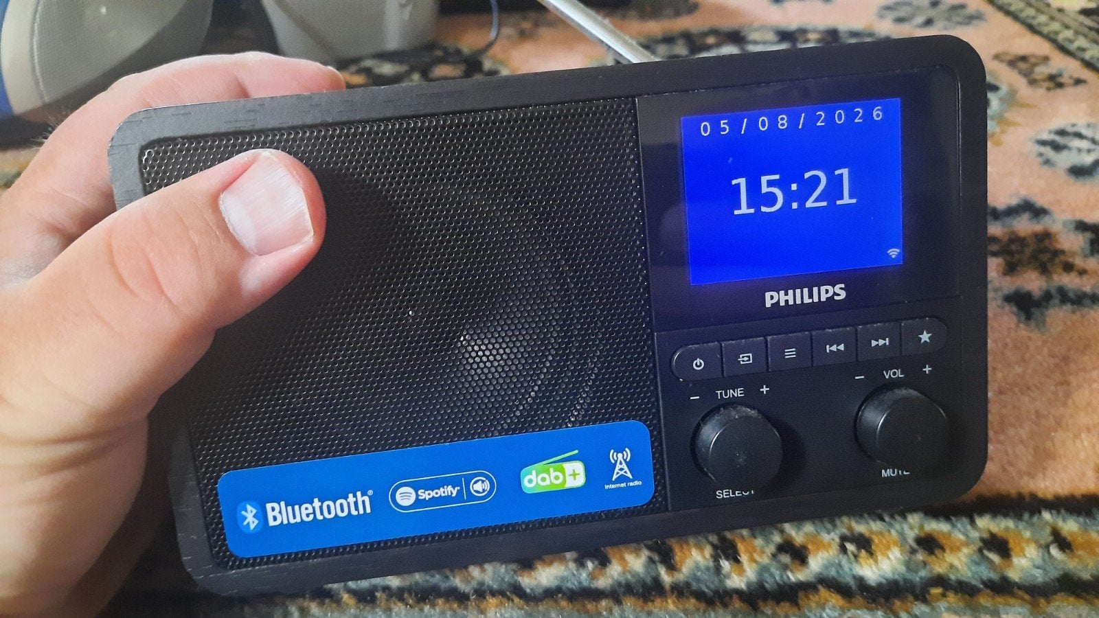 Philips DAB+ Radio TAPR802/12 met Bluetooth en Spotify, Ophalen of Verzenden, Zo goed als nieuw, Radio