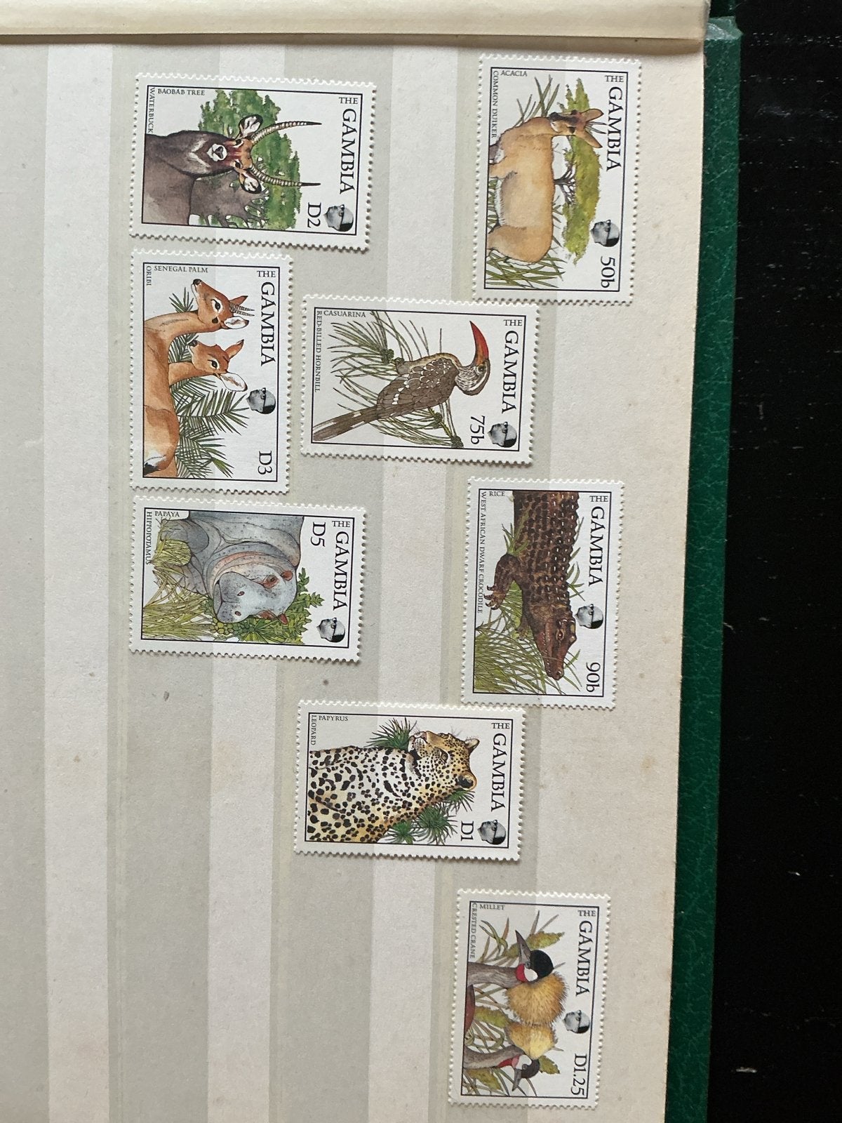 Postzegels Gambia - Dieren en Natuur Collectie, Ophalen of Verzenden, Overige landen, Postfris