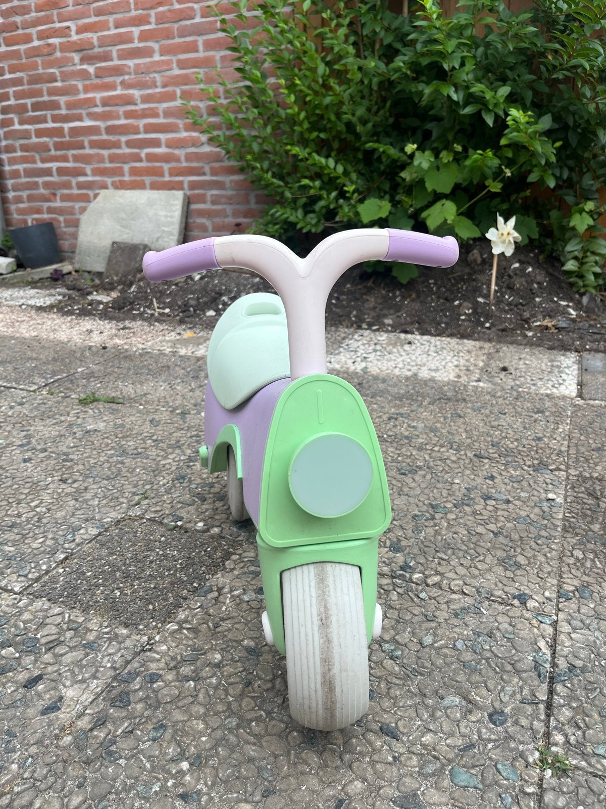 Loopfiets scooter model - paars/mintgroen, Ophalen, Gebruikt, Loopfiets