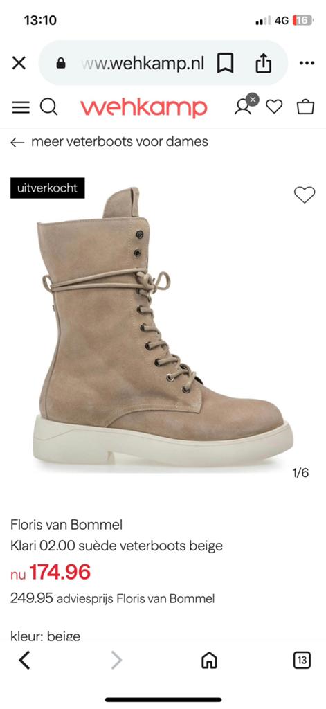 Floris van Bommel suede laarzen maat 42, Kleding | Dames, Ophalen of Verzenden, Zo goed als nieuw, Bruin, Hoge laarzen