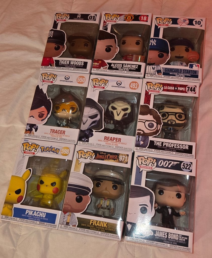 9 x Funko Pop's, Ophalen of Verzenden, Zo goed als nieuw